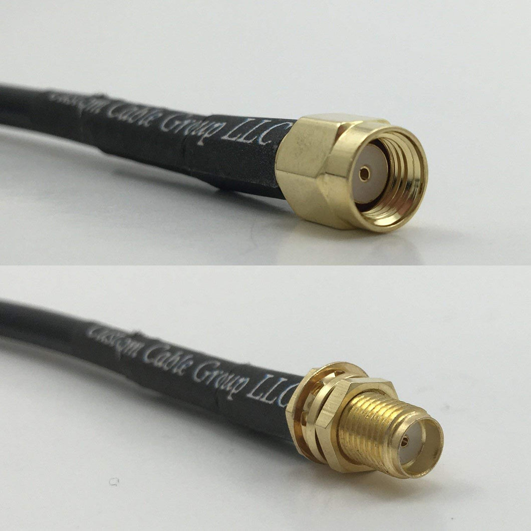 LMR-195 Coax, SMA-Female to RPSMA-Male Cable